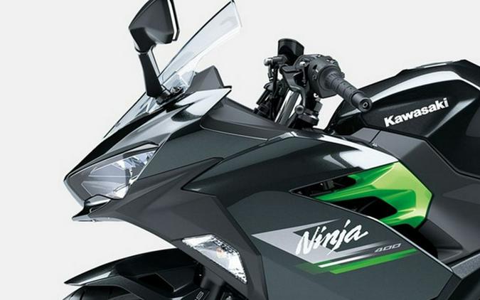 2023 Kawasaki Ninja 400 Matrix Camo GrayMetallic Matte Carbon