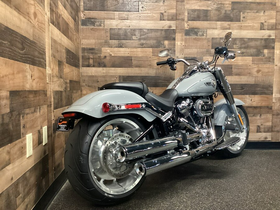 2024 Harley-Davidson Fat Boy 114 Billiard Gray FLFBS