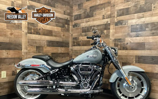 2024 Harley-Davidson Fat Boy 114 Billiard Gray FLFBS