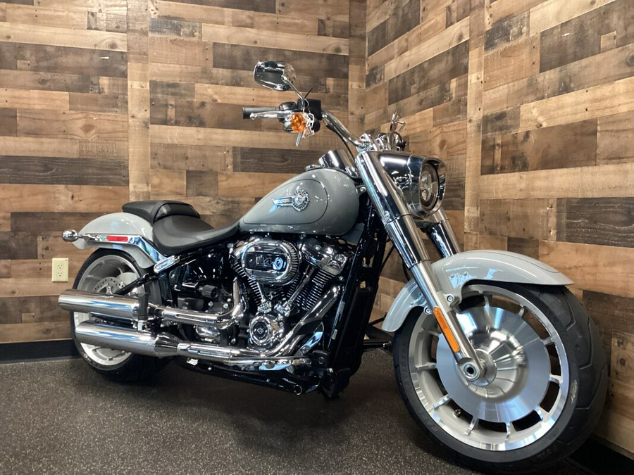 2024 Harley-Davidson Fat Boy 114 Billiard Gray FLFBS