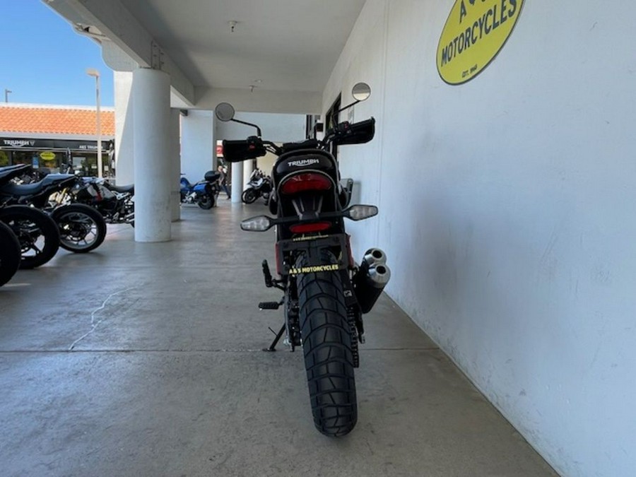 2024 Triumph Scrambler 400 X Carnival Red / Phantom Black