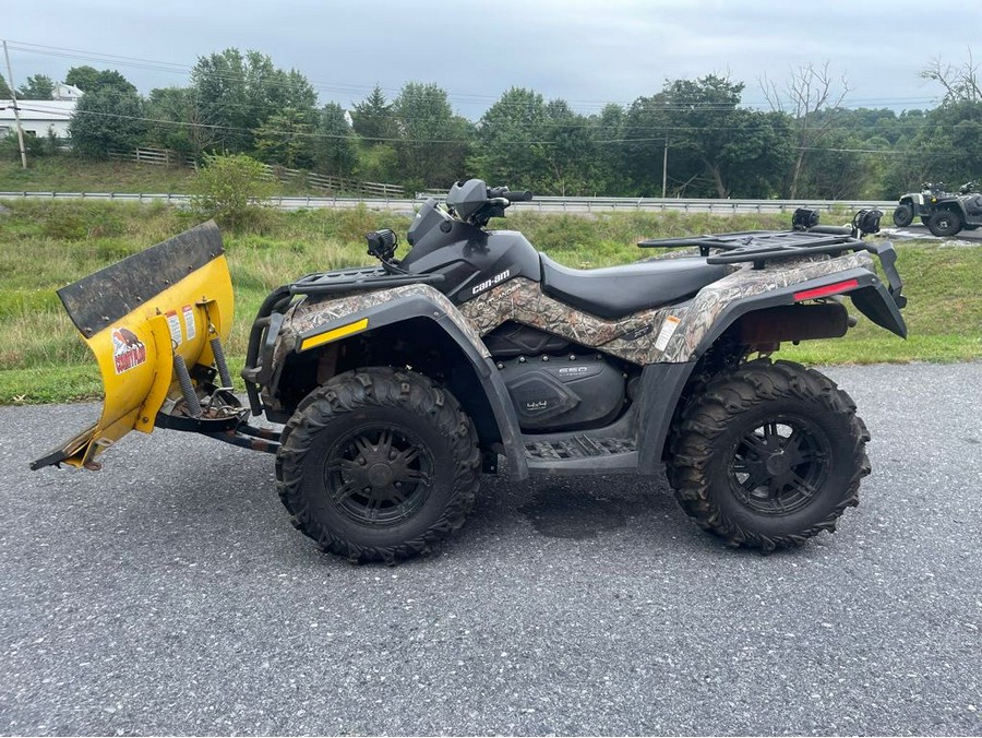 2012 Can-Am OUTLANDER XT 650 CAMO 4x4