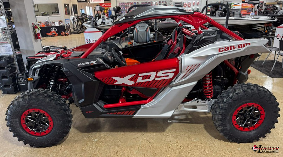 2025 Can-Am® Maverick X3 X ds Turbo RR Fiery Red & Hyper Silver