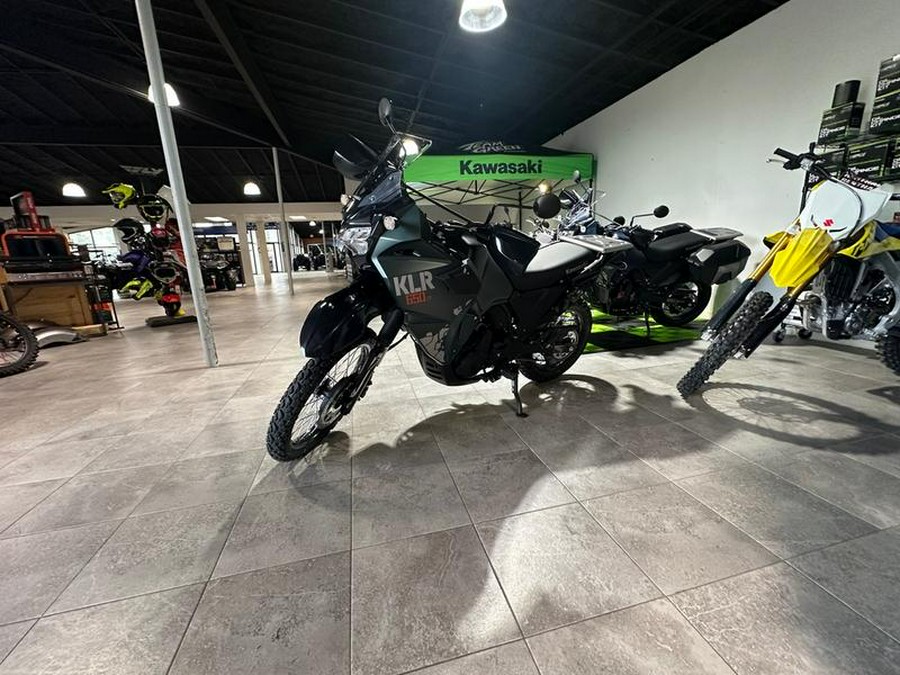 2025 Kawasaki KLR®650 S Metallic Matte Old School Green ABS
