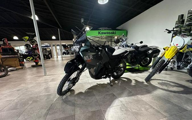 2025 Kawasaki KLR®650 S Metallic Matte Old School Green ABS