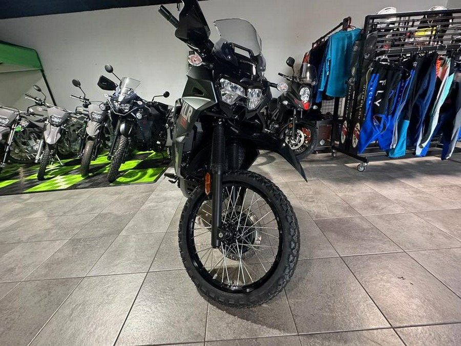 2025 Kawasaki KLR®650 S Metallic Matte Old School Green ABS