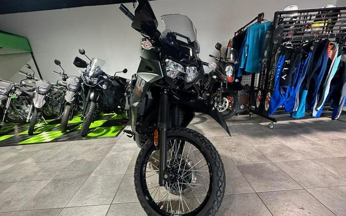 2025 Kawasaki KLR®650 S Metallic Matte Old School Green ABS