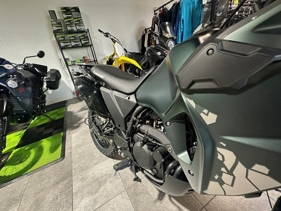 2025 Kawasaki KLR®650 S Metallic Matte Old School Green ABS
