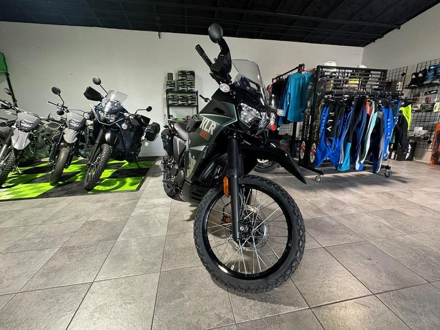 2025 Kawasaki KLR®650 S Metallic Matte Old School Green ABS