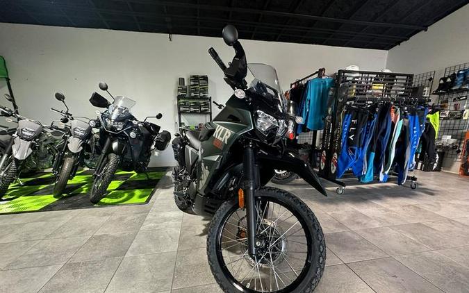 2025 Kawasaki KLR®650 S Metallic Matte Old School Green ABS