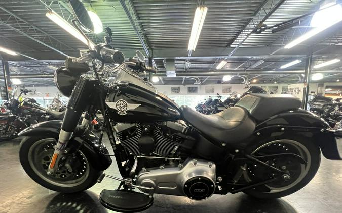 2015 Harley-Davidson® Fat Boy® Lo Vivid Black FLSTFB