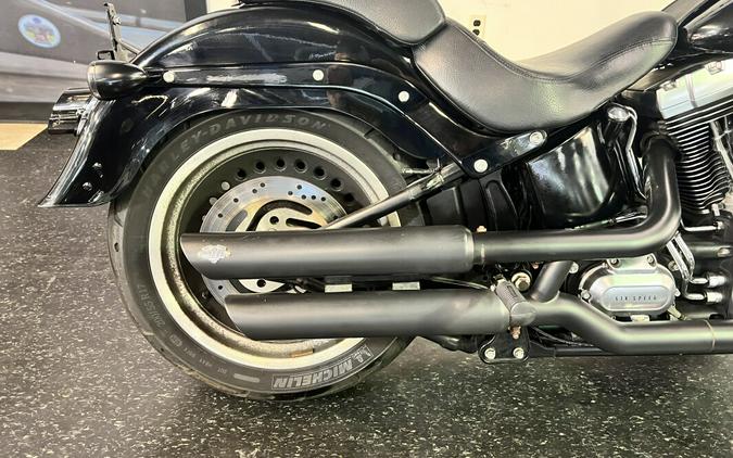 2015 Harley-Davidson® Fat Boy® Lo Vivid Black FLSTFB