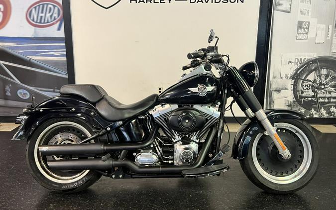 2015 Harley-Davidson® Fat Boy® Lo Vivid Black FLSTFB