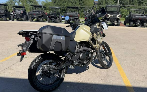2026 Kawasaki KLR650 Adventure ABS Cypher Camo Beige
