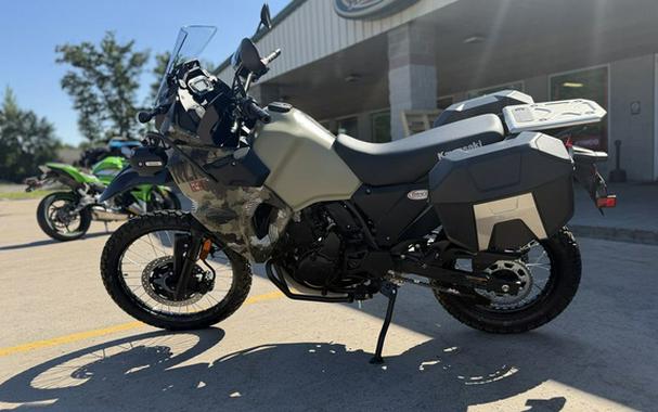 2026 Kawasaki KLR650 Adventure ABS Cypher Camo Beige