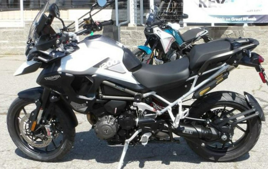 2025 Triumph Tiger 1200 GT Pro Snowdonia White GT Pro