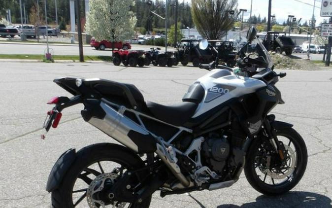 2025 Triumph Tiger 1200 GT Pro Snowdonia White GT Pro