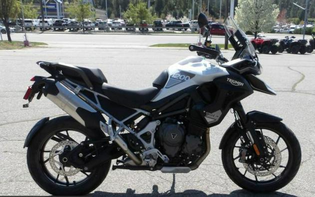 2025 Triumph Tiger 1200 GT Pro Snowdonia White GT Pro