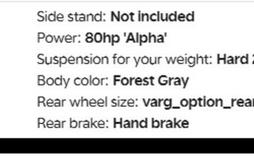 2024 Stark VARG Alpha Enduro 18"_80HP