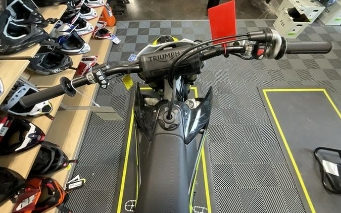 2025 Triumph TF 250-X Jet Black/Pure White