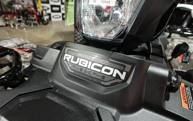 2026 Honda FourTrax Foreman Rubicon 4x4 Automatic DCT EPS