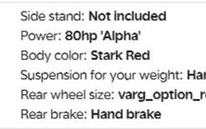 2024 Stark VARG Alpha Enduro 18"_80HP