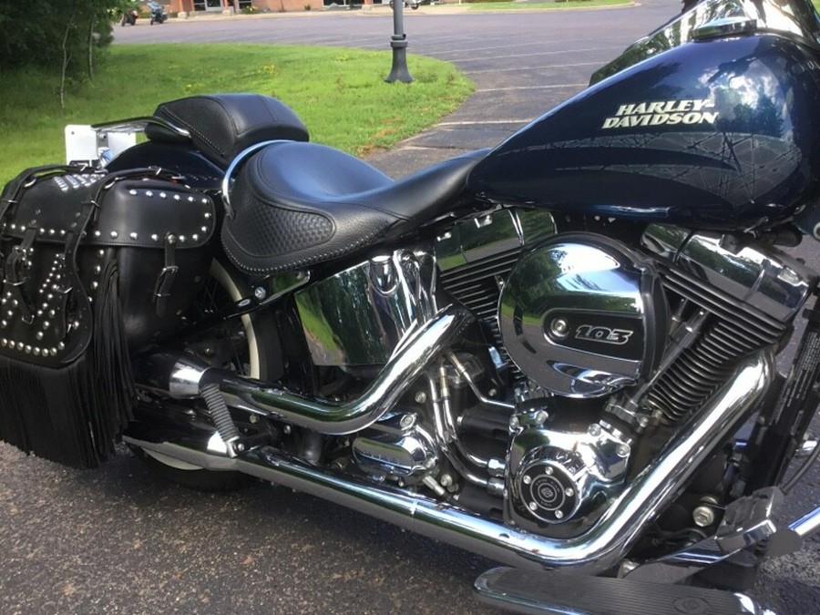 2016 Harley-Davidson® Softail® Deluxe Custom Color Cosmic Blue Pearl