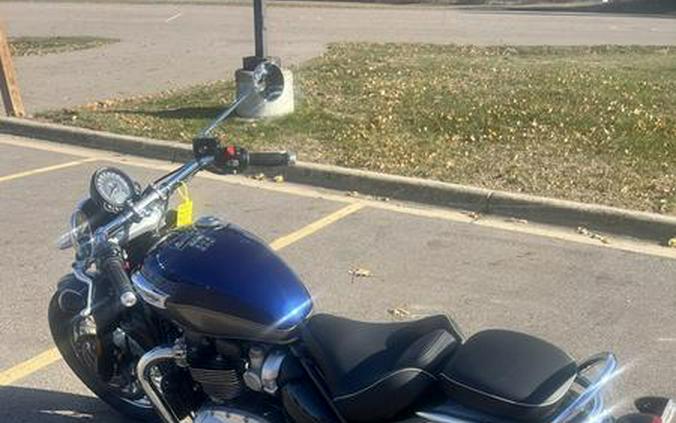 2024 Triumph Bonneville Speedmaster Pacific Blue/Silver Ice