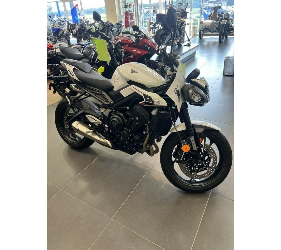 2025 Triumph Street Triple 765 R Pure White