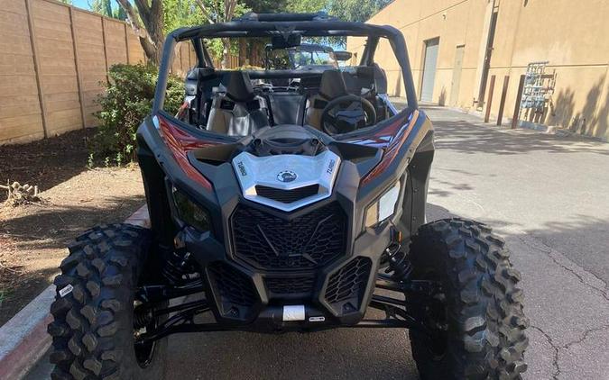 2024 Can-Am® Maverick X3 DS Turbo Fiery Red & Hyper Silver