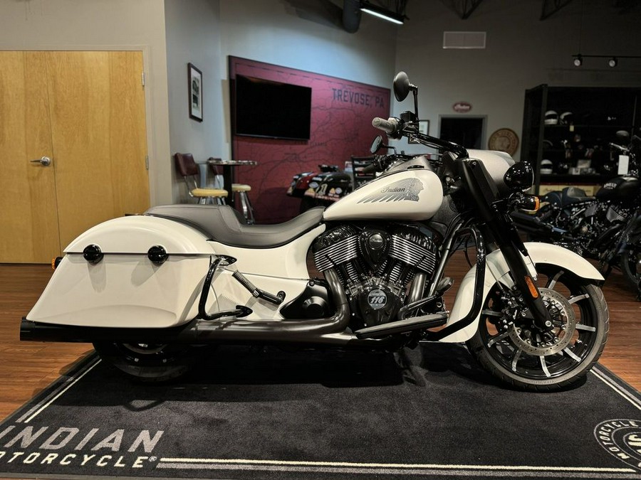 2019 Indian Motorcycle® Springfield® Dark Horse® White Smoke