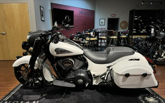 2019 Indian Motorcycle® Springfield® Dark Horse® White Smoke