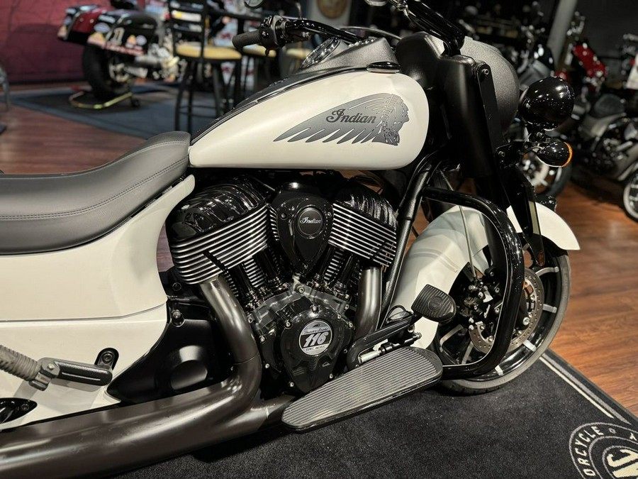 2019 Indian Motorcycle® Springfield® Dark Horse® White Smoke