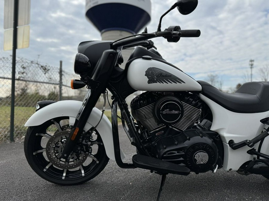 2019 Indian Motorcycle® Springfield® Dark Horse® White Smoke