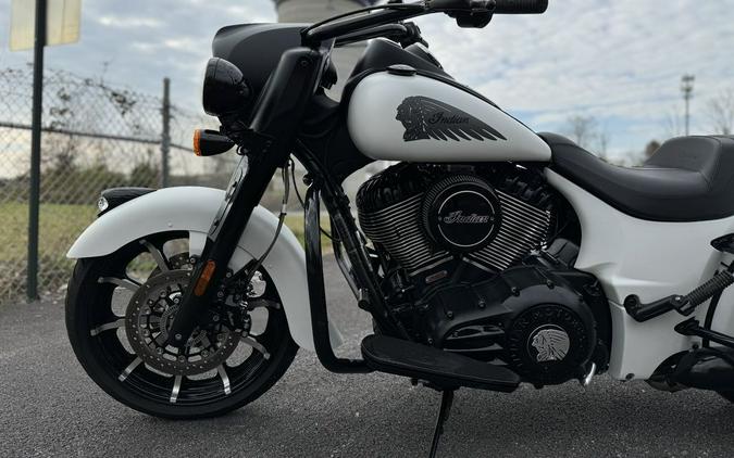 2019 Indian Motorcycle® Springfield® Dark Horse® White Smoke