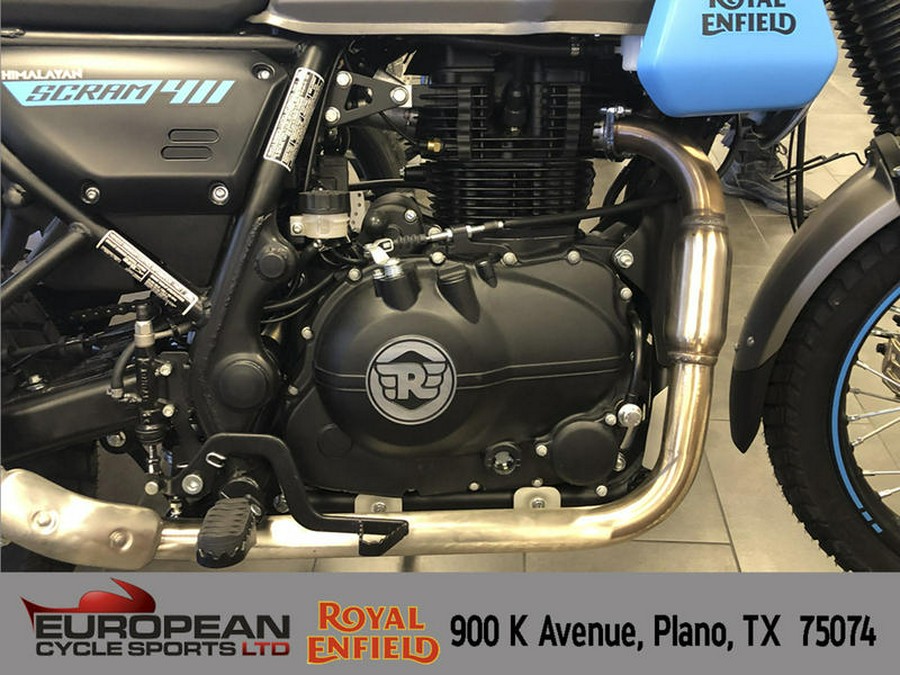 2023 Royal Enfield Scram 411 Graphite Blue