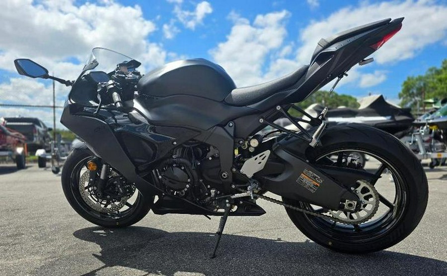 2024 Kawasaki Ninja® ZX™-6R Metallic Flat Spark Black/Ebony