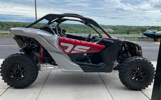 2024 Can-Am® Maverick X3 DS Turbo Fiery Red & Hyper Silver