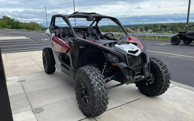 2024 Can-Am® Maverick X3 DS Turbo Fiery Red & Hyper Silver