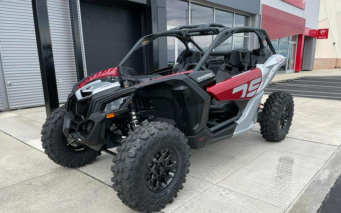 2024 Can-Am® Maverick X3 DS Turbo Fiery Red & Hyper Silver