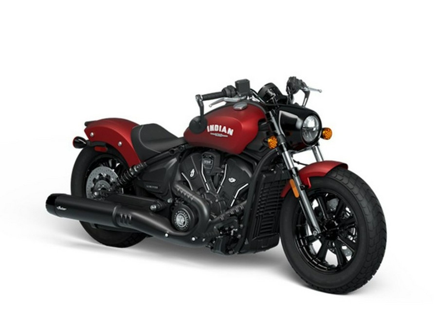 2025 Indian Scout Bobber Limited Sunset Red Smoke