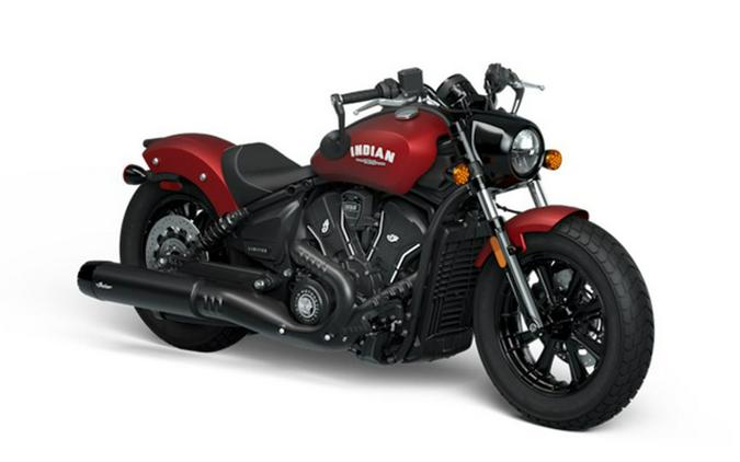 2025 Indian Scout Bobber Limited Sunset Red Smoke