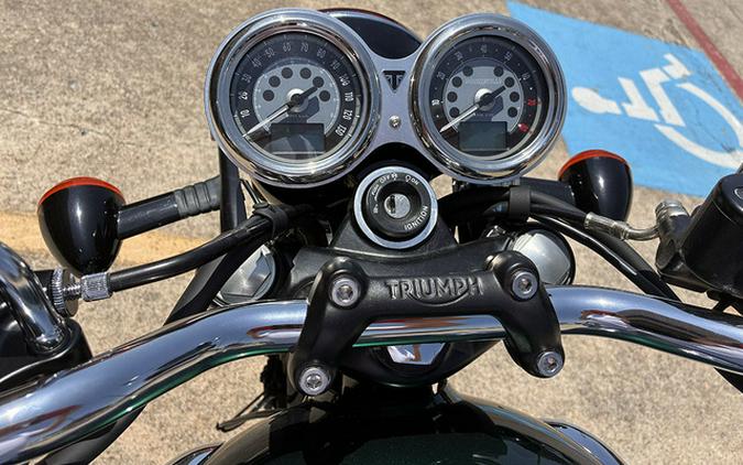 2024 Triumph Bonneville T100 Competition GreenIronstone