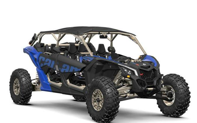 2024 Can-Am® Maverick X3 MAX X rs Turbo RR with Smart-Shox Dazzling Blue & Carbon Black