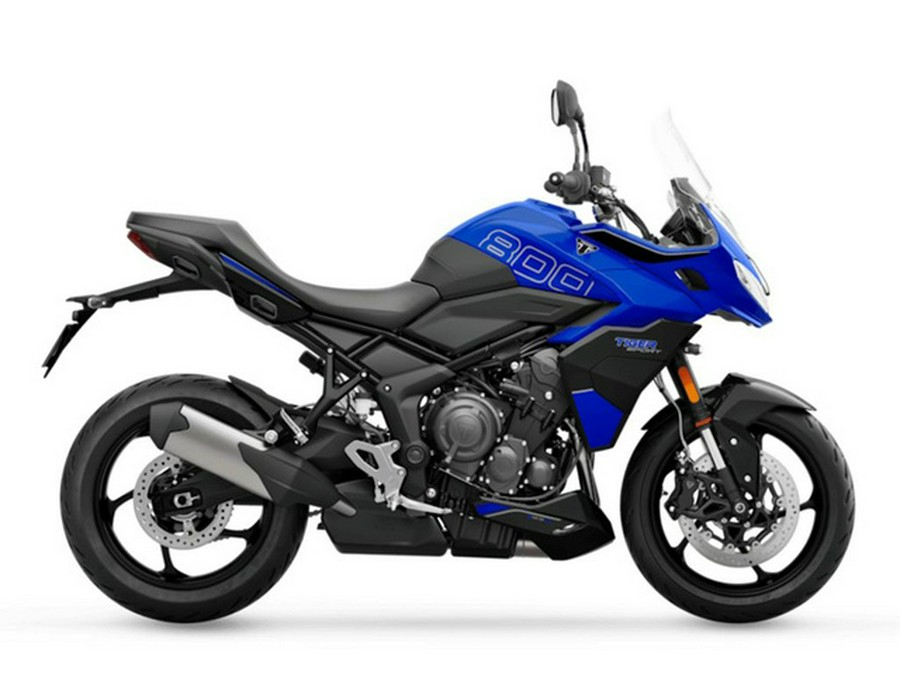 2026 Triumph Tiger Sport 800 Caspian BlueSapphire Black