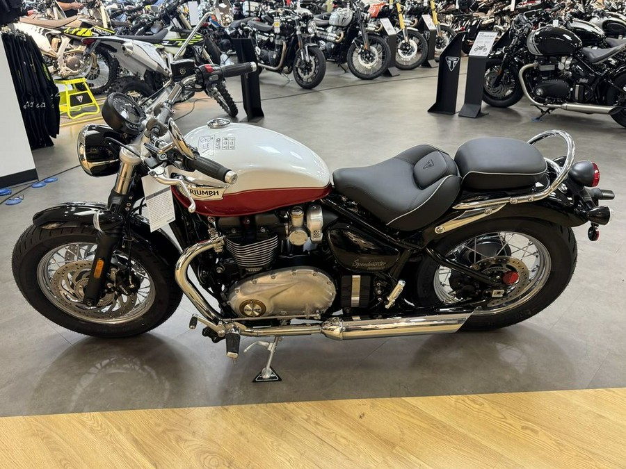 2025 Triumph Bonneville Speedmaster Snowdonia / Cranberry Red
