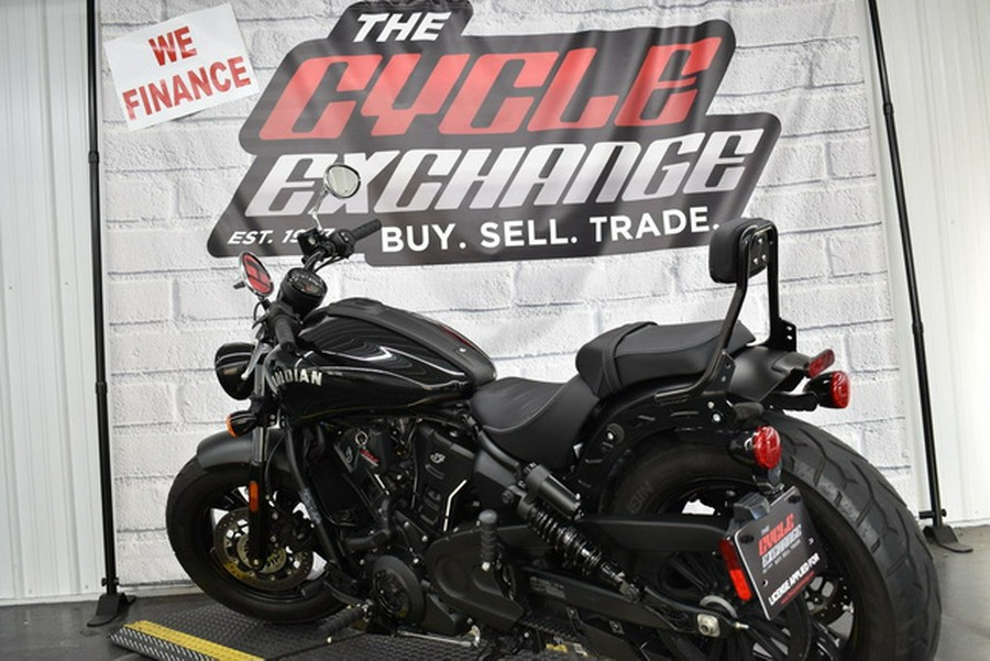 2025 Indian Scout Sixty Bobber Black Metallic