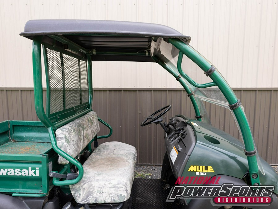 2009 KAWASAKI MULE 610 4X4