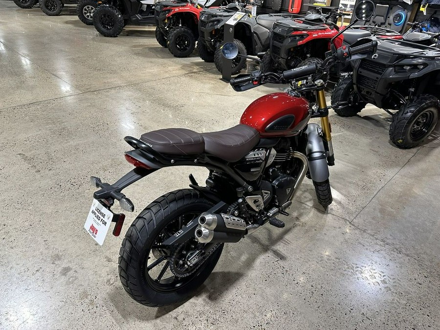 2024 Triumph Scrambler 400 X Carnival Red / Phantom Black