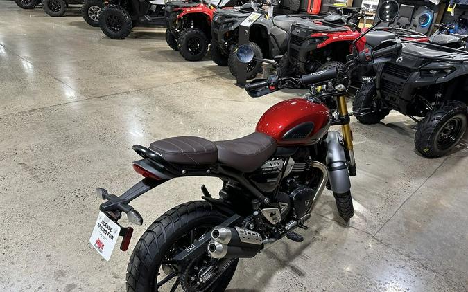 2024 Triumph Scrambler 400 X Carnival Red / Phantom Black